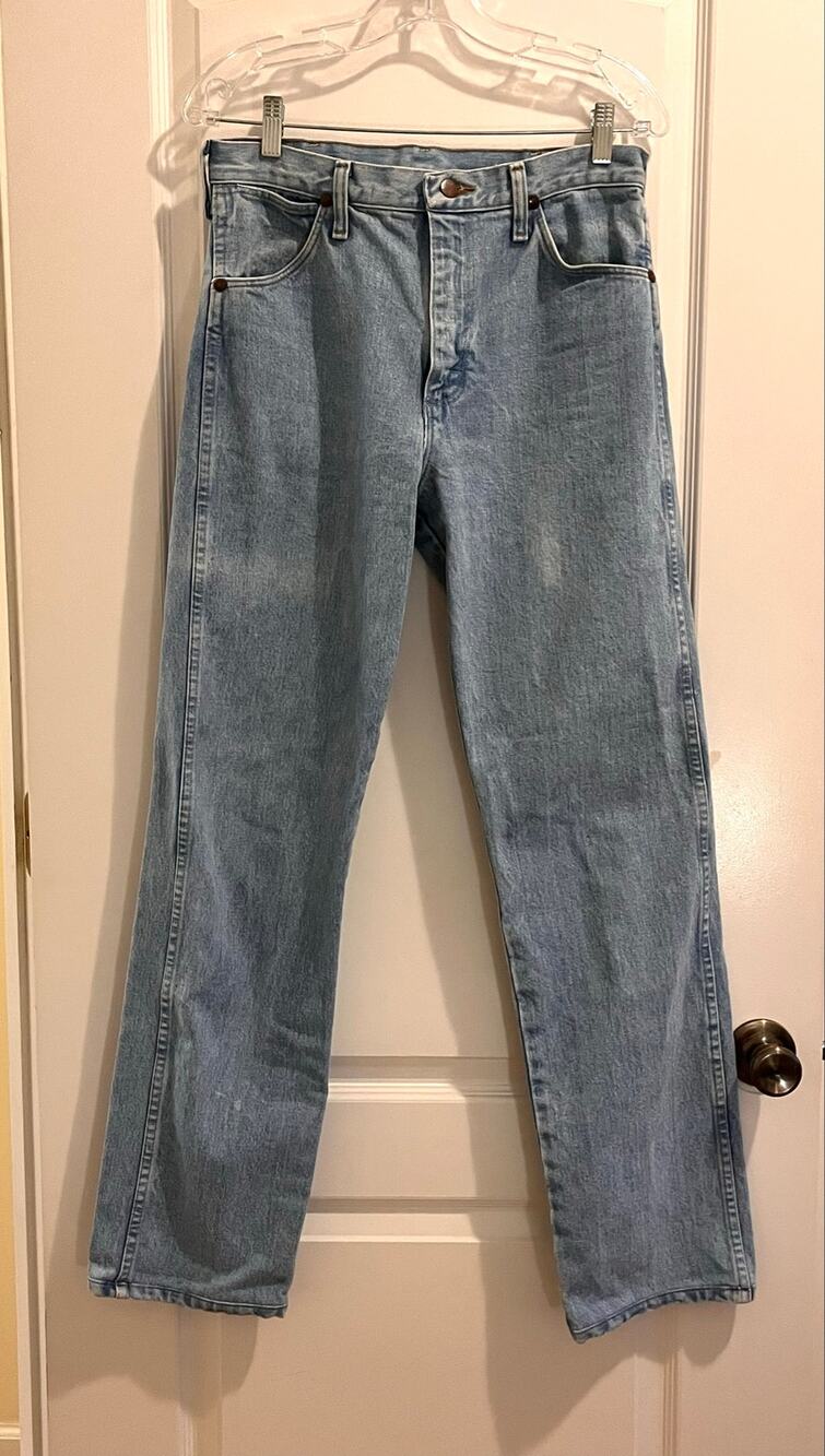 Men’s Vintage Wrangler Cowboy Cut Straight Leg Jean SZ 30x34